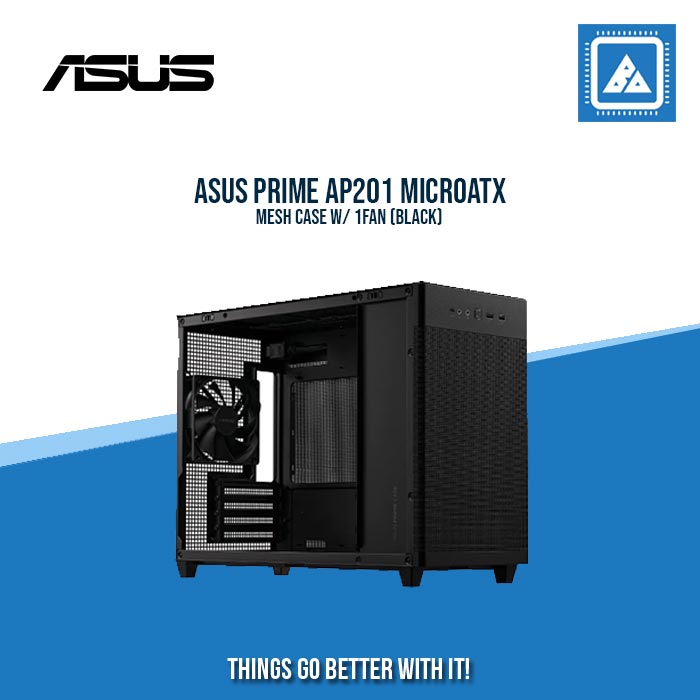 ASUS PRIME AP201 MICROATX MESH CASE W/ 1FAN (BLACK) ASUS PRIME AP201 MICROATX MESH CASE W/ 1FAN (BLACK)
